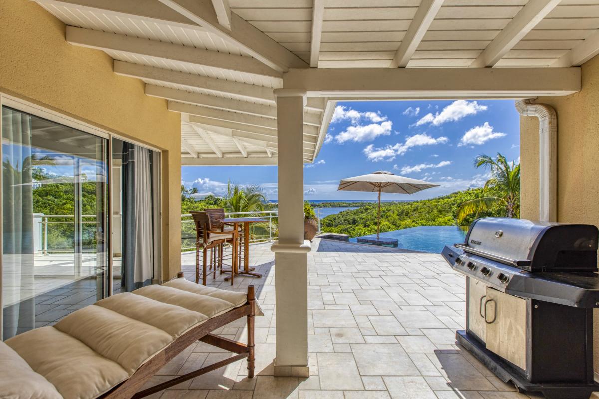 17- Location villa piscine Sea Vous Play Terres Basses Saint Martin_terrasse